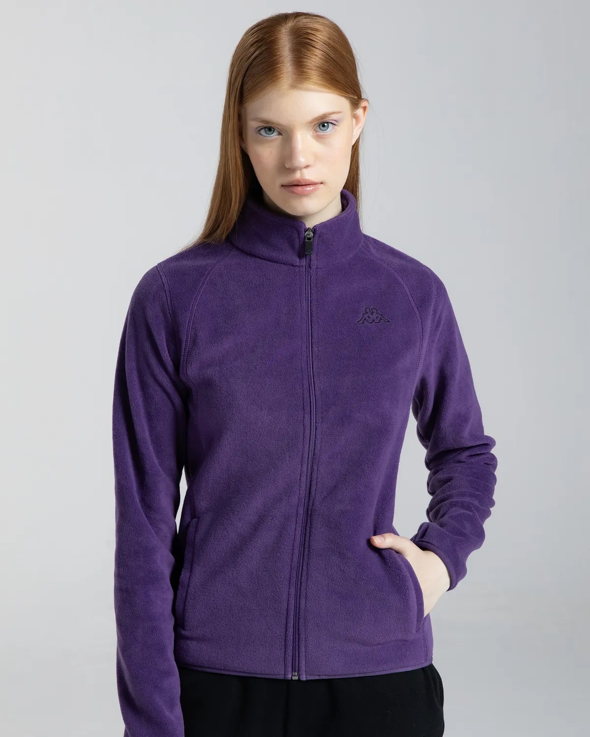 Mor Logo Vavaux 2 Slim  Kadın Mor Slim Fit Polar