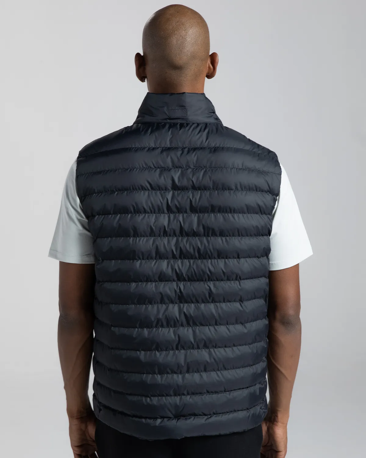 Siyah Logo Astrovest Erkek Siyah Regular Fit Yelek