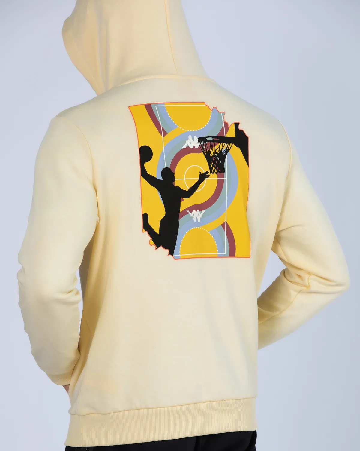 Bej Authentic Graphik Vincent  Erkek Bej Comfort Hoodie