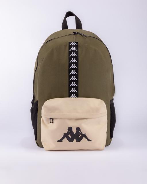 Yeşil Authentic Vilelmo Unisex Haki-Bej Sırt Çantası - KAPPA® Türkiye