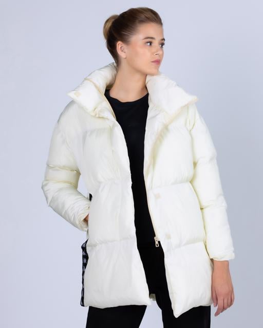 Beyaz 222 Banda Leah  Kadın Krem-Siyah Regular Fit Mont - KAPPA® Türkiye