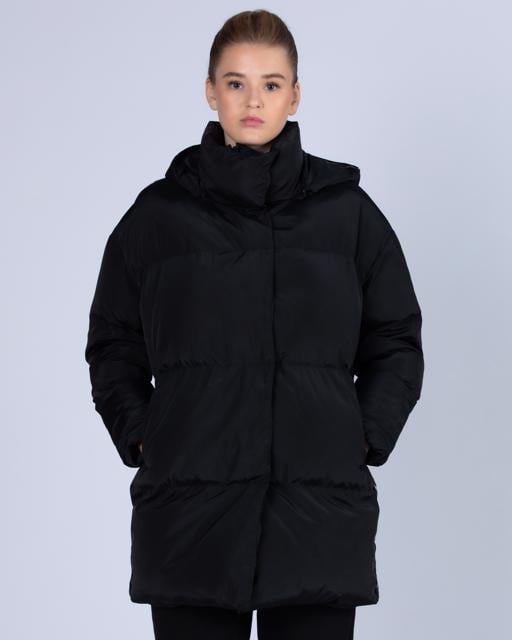 Siyah 222 Banda Leah  Kadın Siyah -  Beyaz Regular Mont - KAPPA® Türkiye