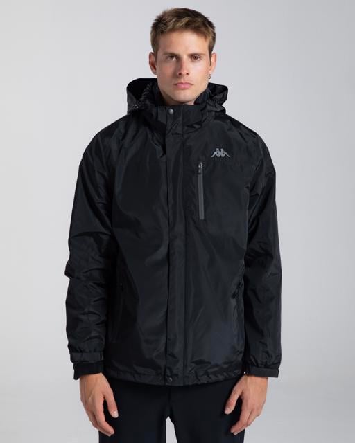 Siyah Pure 2  Erkek Siyah Regular 3-İn-1 Mont - KAPPA® Türkiye