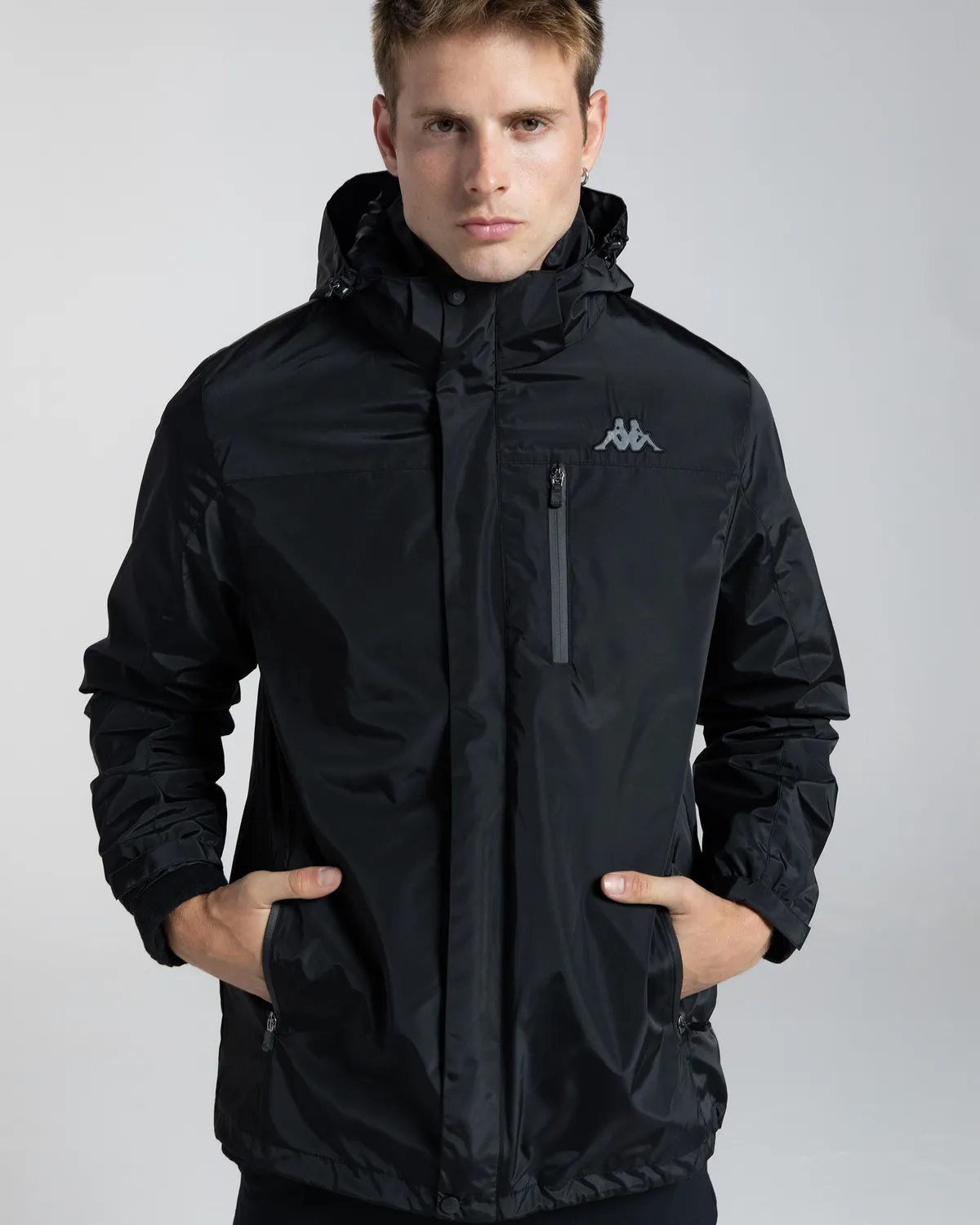 Siyah Pure 2  Erkek Siyah Regular Fit 3-İn-1 Mont