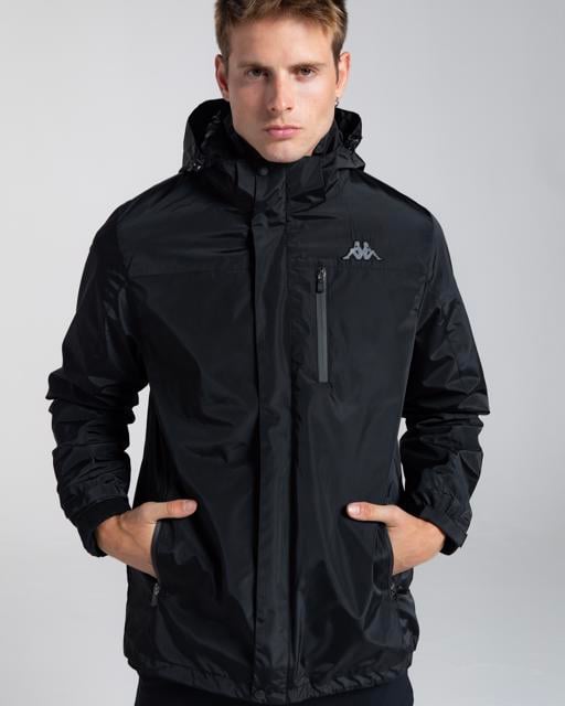 Siyah Pure 2  Erkek Siyah Regular 3-İn-1 Mont - KAPPA® Türkiye