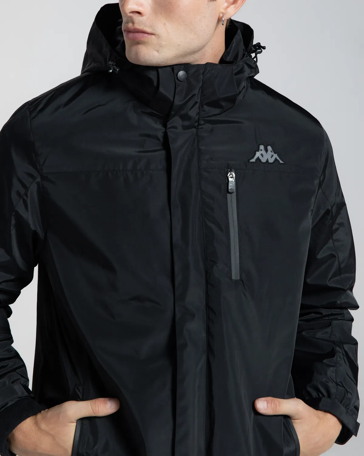 Siyah Pure 2  Erkek Siyah Regular Fit 3-İn-1 Mont