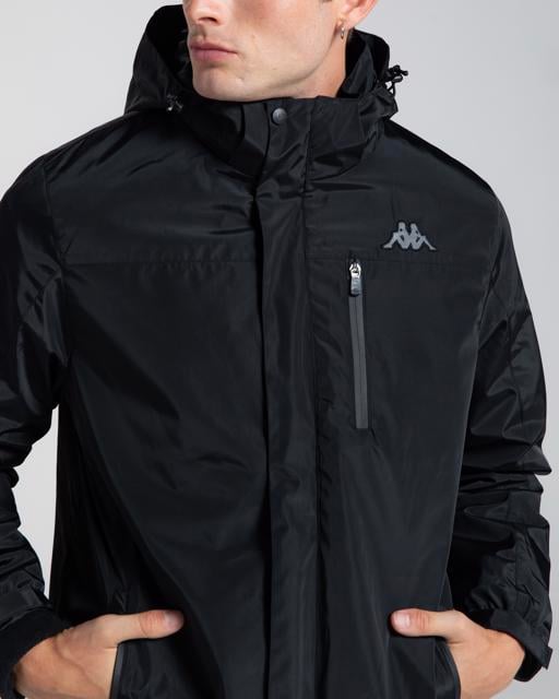 Siyah Pure 2  Erkek Siyah Regular 3-İn-1 Mont - KAPPA® Türkiye