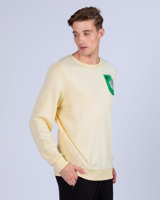 Bej Authentic Graphik Vanes  Erkek Bej Comfort Sweatshirt - KAPPA® Türkiye