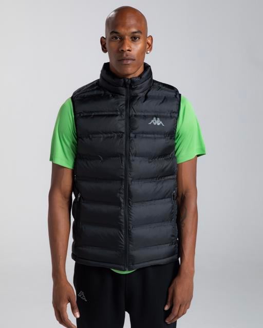 Siyah Perovest  Erkek Siyah Regular Fit Yelek - KAPPA® Türkiye