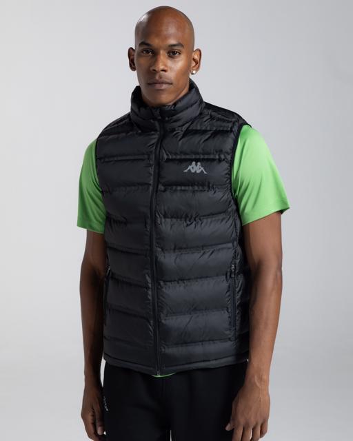 Siyah Perovest  Erkek Siyah Regular Fit Yelek - KAPPA® Türkiye