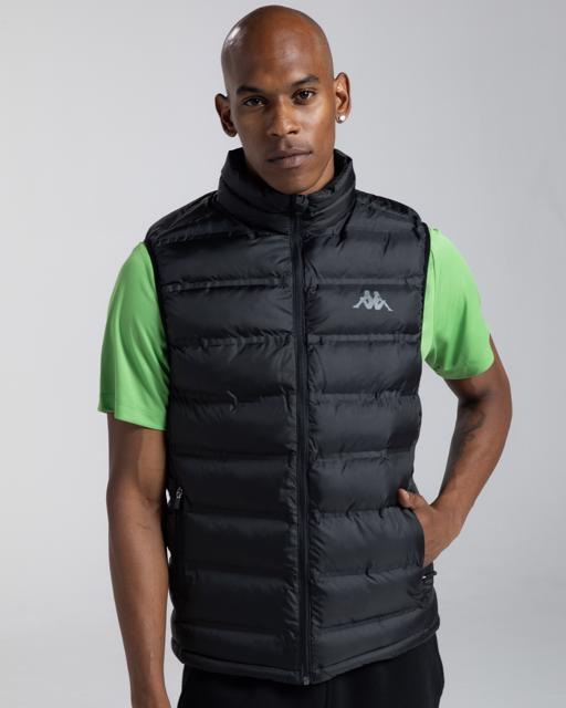 Siyah Perovest  Erkek Siyah Regular Fit Yelek - KAPPA® Türkiye