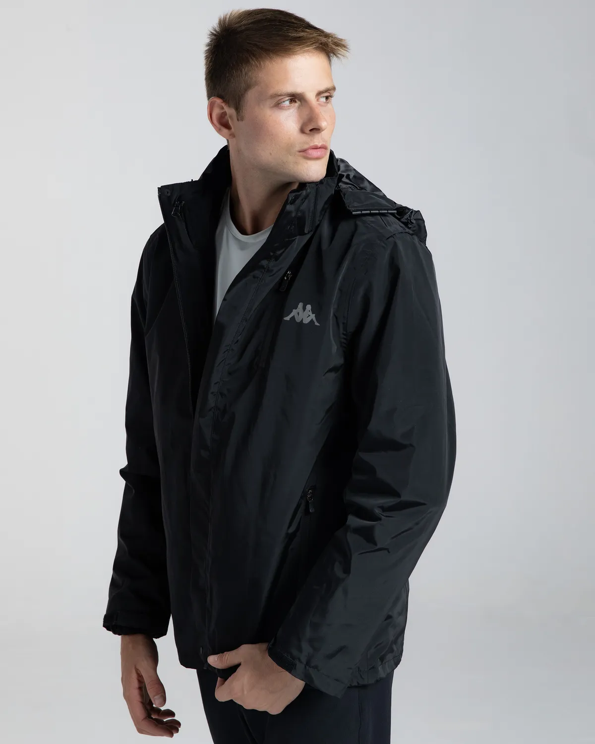 Siyah Pure  Erkek Siyah Regular Fit 3-İn-1 Mont