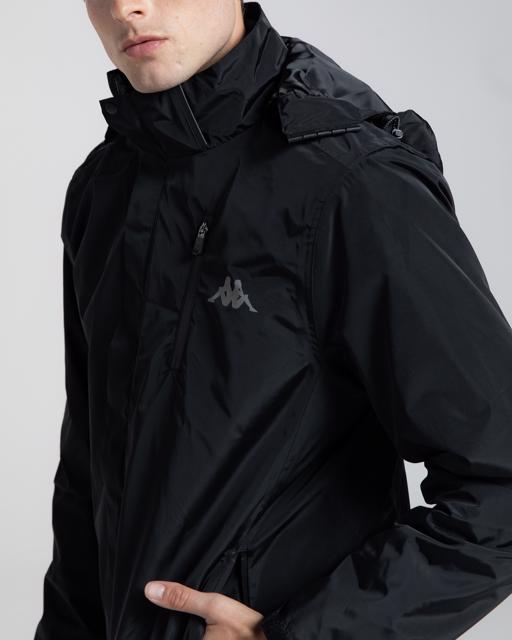 Siyah Pure  Erkek Siyah Regular Fit 3-İn-1 Mont - KAPPA® Türkiye