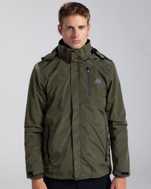 Yeşil Pure  Erkek Yeşil Regular Fit 3-İn-1 Mont - KAPPA® Türkiye