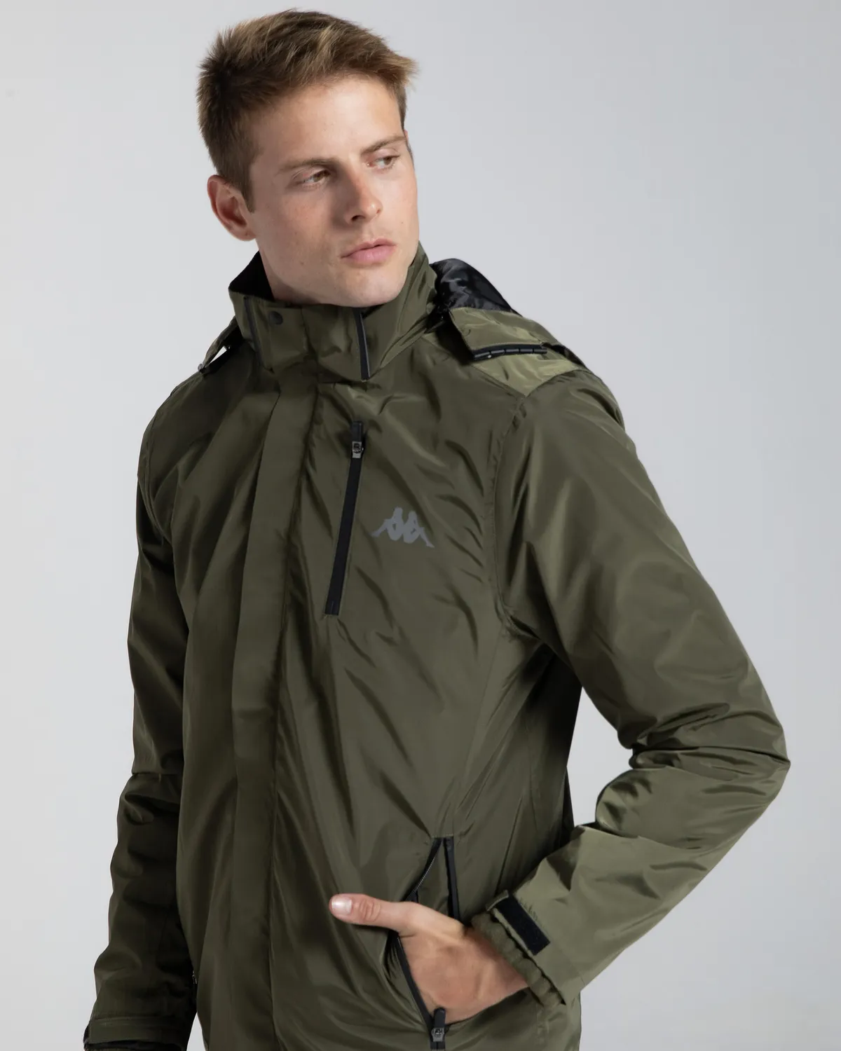 Yeşil Pure  Erkek Yeşil Regular Fit 3-İn-1 Mont