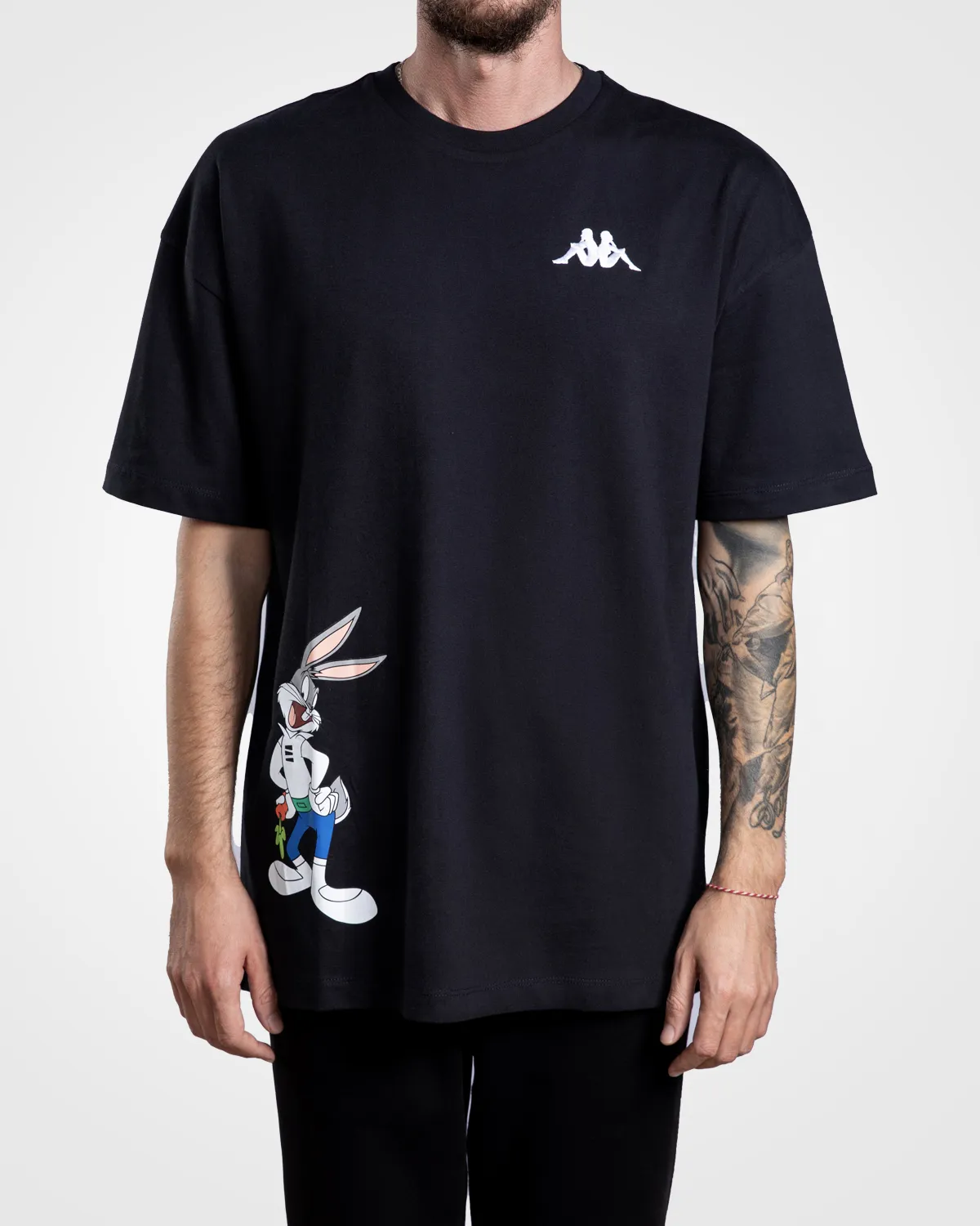 Siyah Authentic Dajen Warner Bros - Looney Tunes Unisex Siyah Beyaz Comfort Tişört