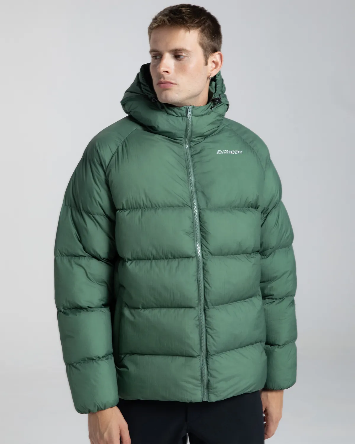 Yeşil Logo 365 Syaro Erkek Yeşil Regular Fit Şişme Mont