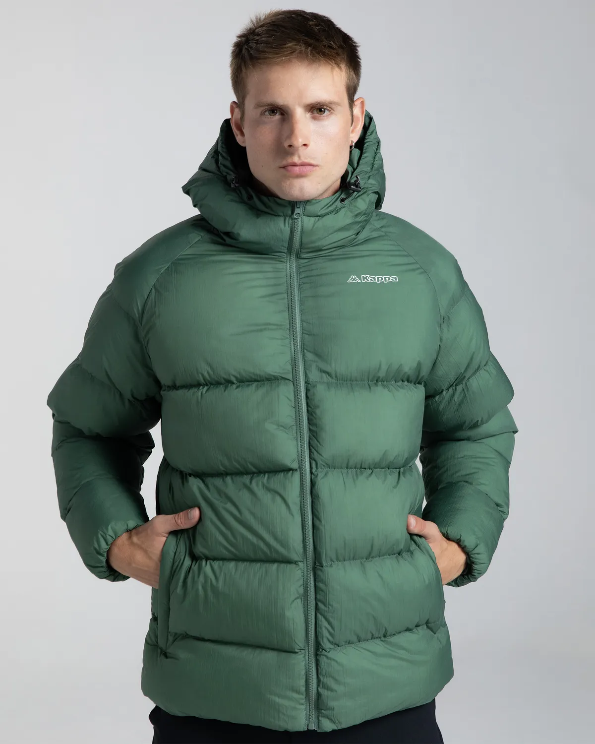 Yeşil Logo 365 Syaro Erkek Yeşil Regular Fit Şişme Mont