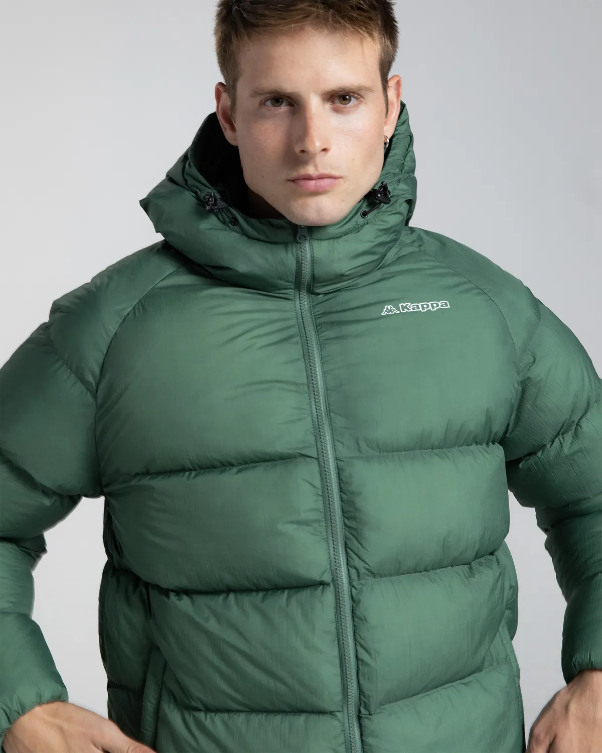 Yeşil Logo 365 Syaro Erkek Yeşil Regular Fit Şişme Mont