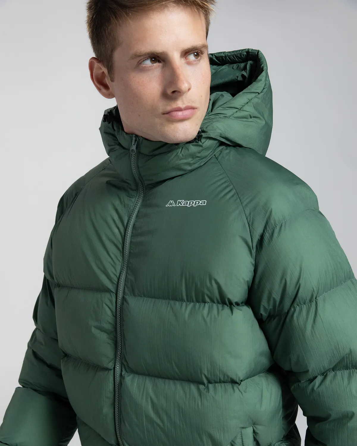 Yeşil Logo 365 Syaro Erkek Yeşil Regular Fit Şişme Mont