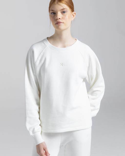 Bej Authentic Chika Kadın Bej Oversize Fit Sweatshirt - KAPPA® Türkiye