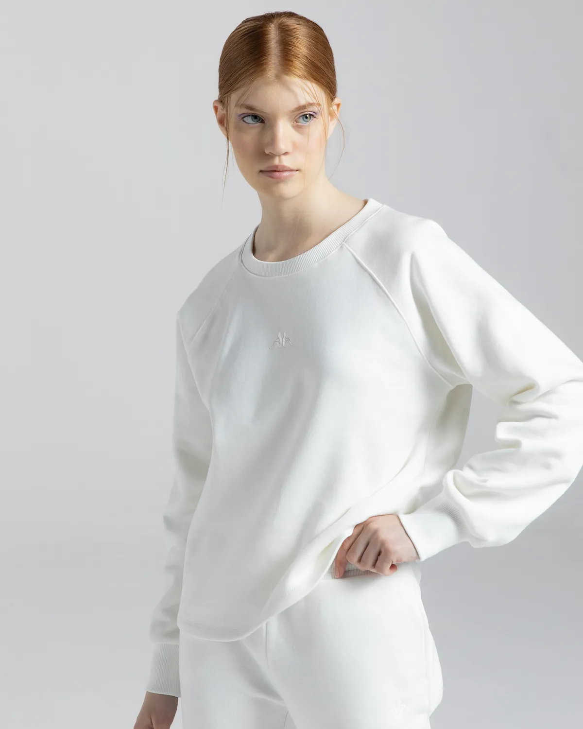 Bej Authentic Chika Kadın Bej Oversize Fit Sweatshirt