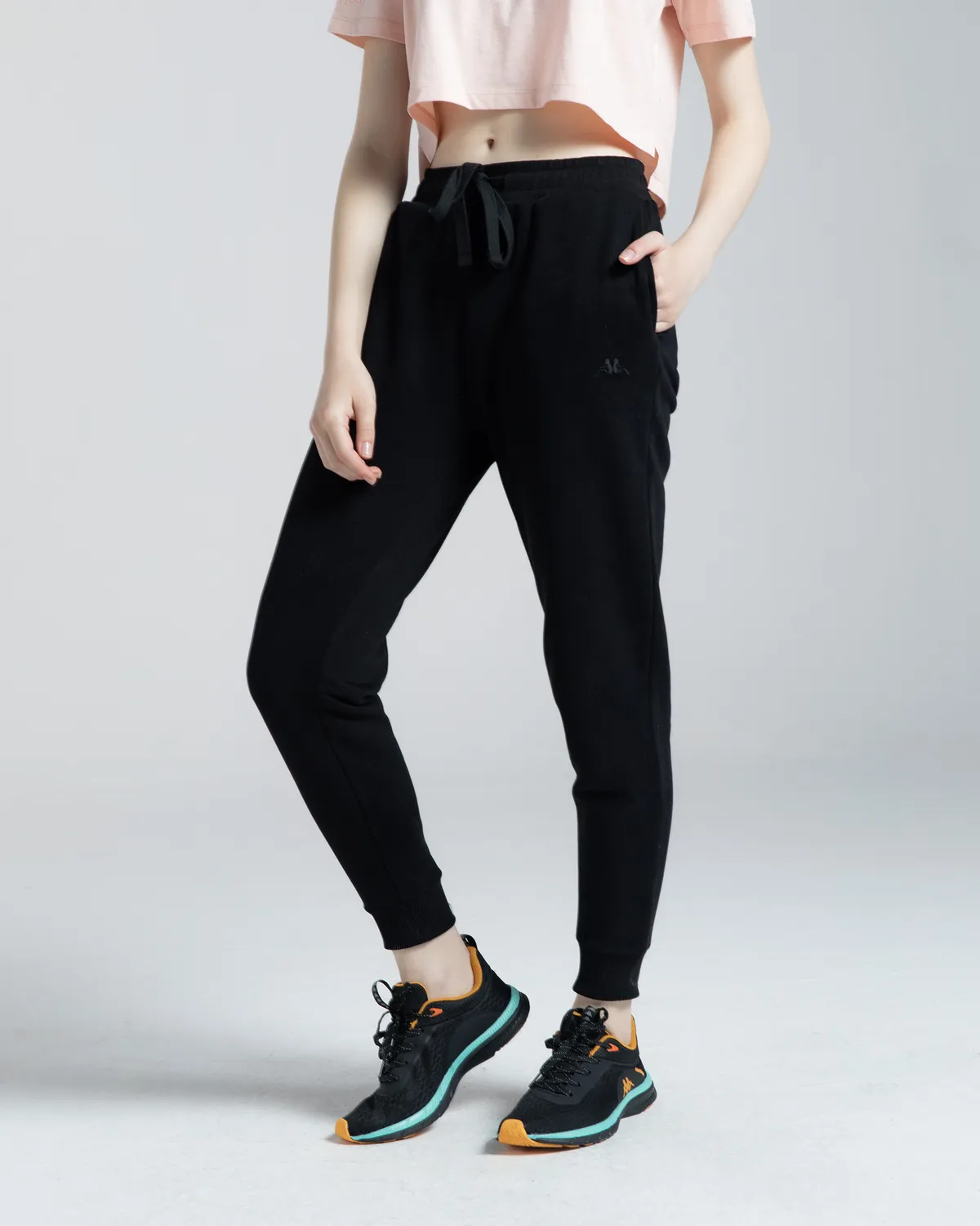 Siyah Authentic Yoko Kadın Siyah Comfort Fit Eşofman Altı