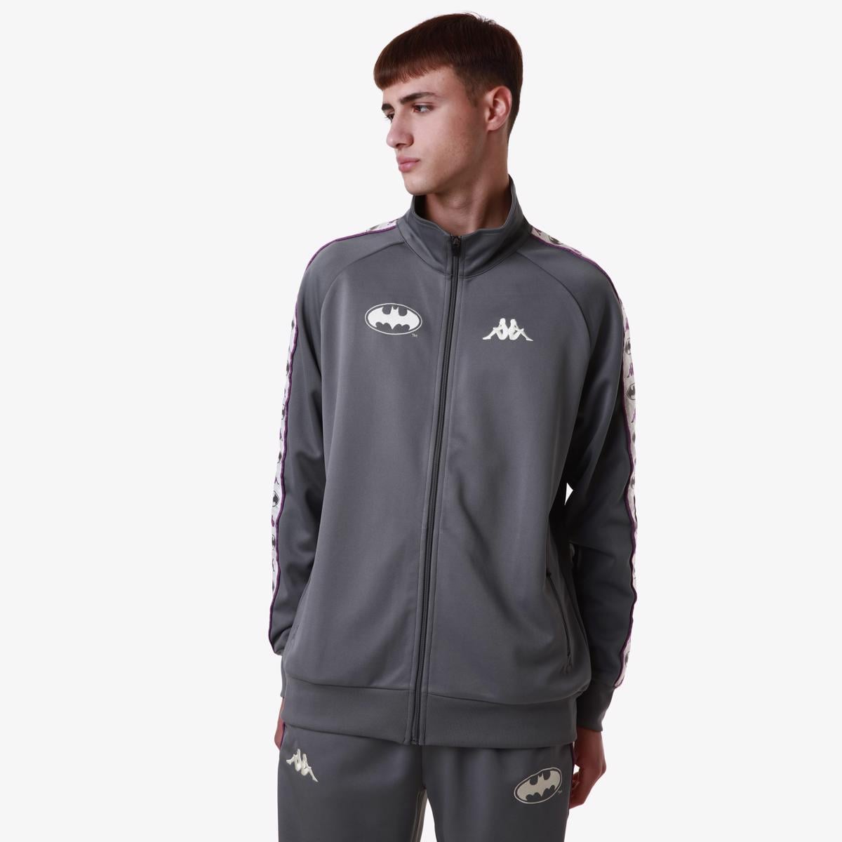 Authentic Zed Warner Bros - Batman Erkek Gri Comfort Fit Fermuarlı