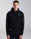 Authentic Hita Erkek Siyah Oversize Fit Hoodie