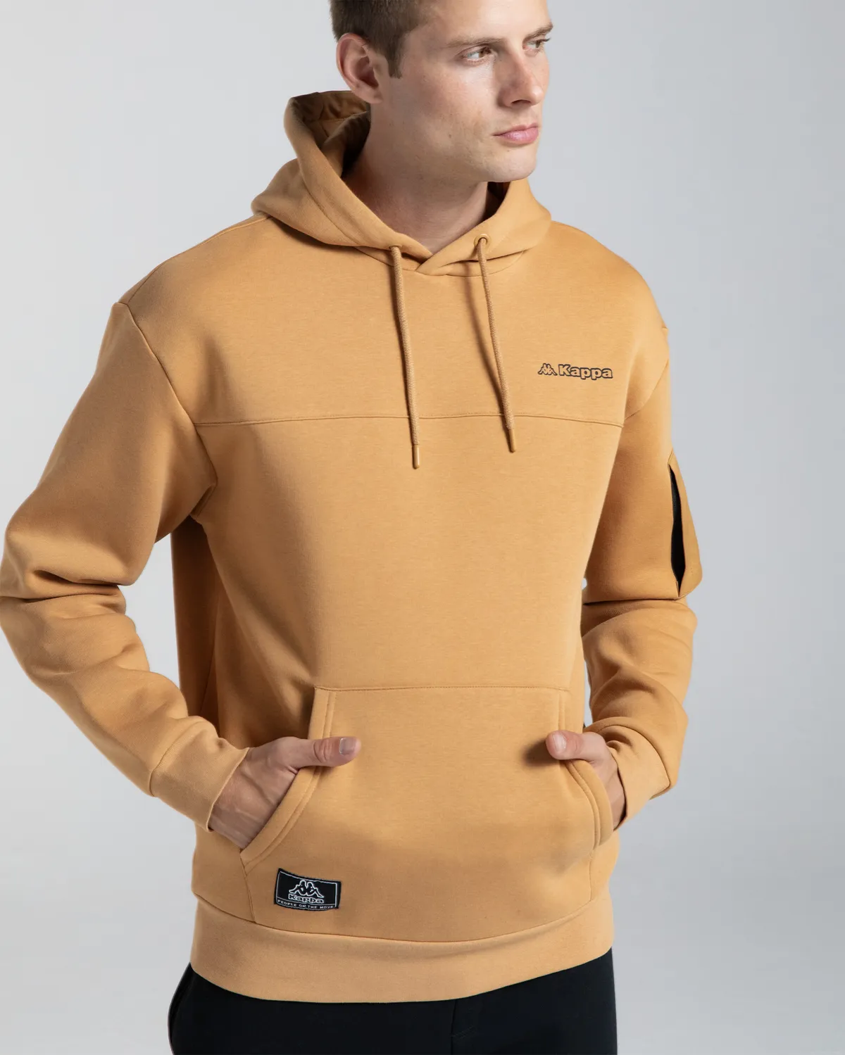 Kahverengi Authentic Hita Erkek Kahverengi-Siyah Oversize Fit Hoodie