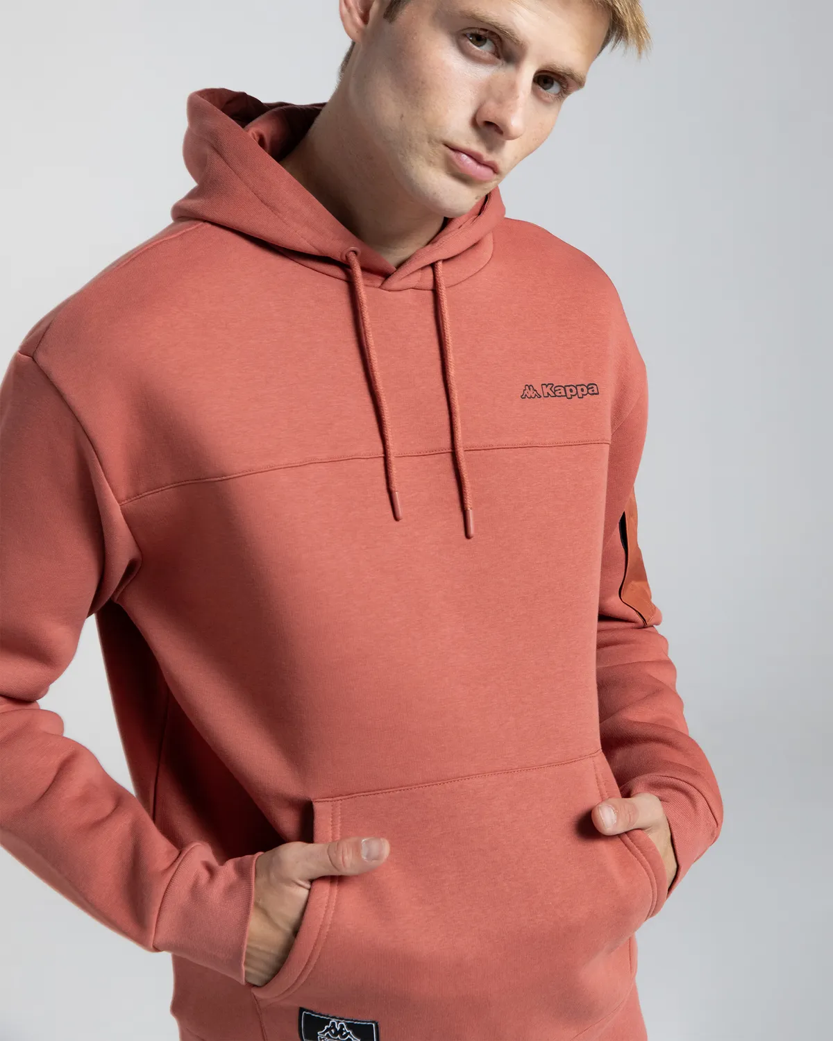 Pembe Authentic Hita Erkek Kiremit Oversize Fit Hoodie