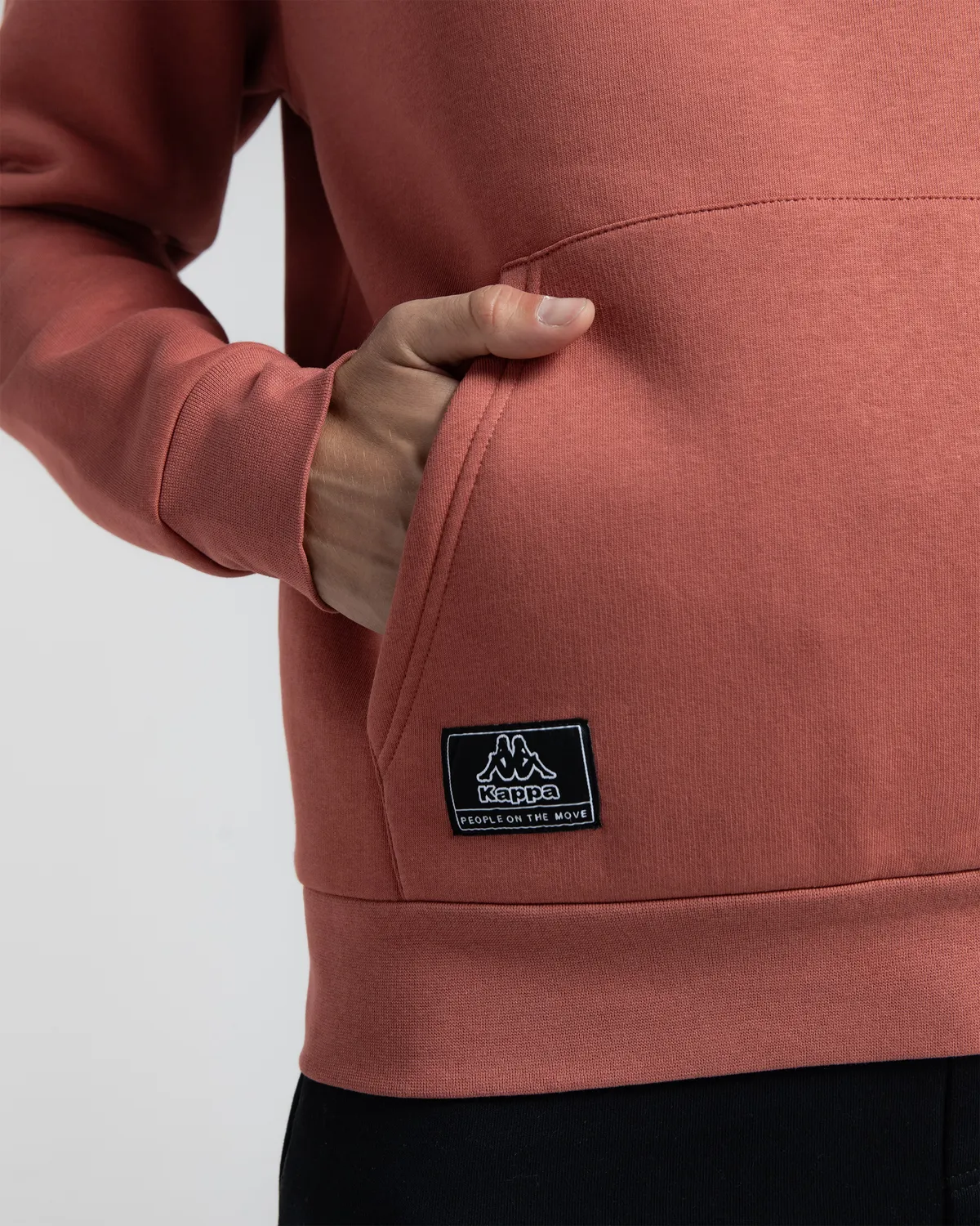 Pembe Authentic Hita Erkek Kiremit Oversize Fit Hoodie