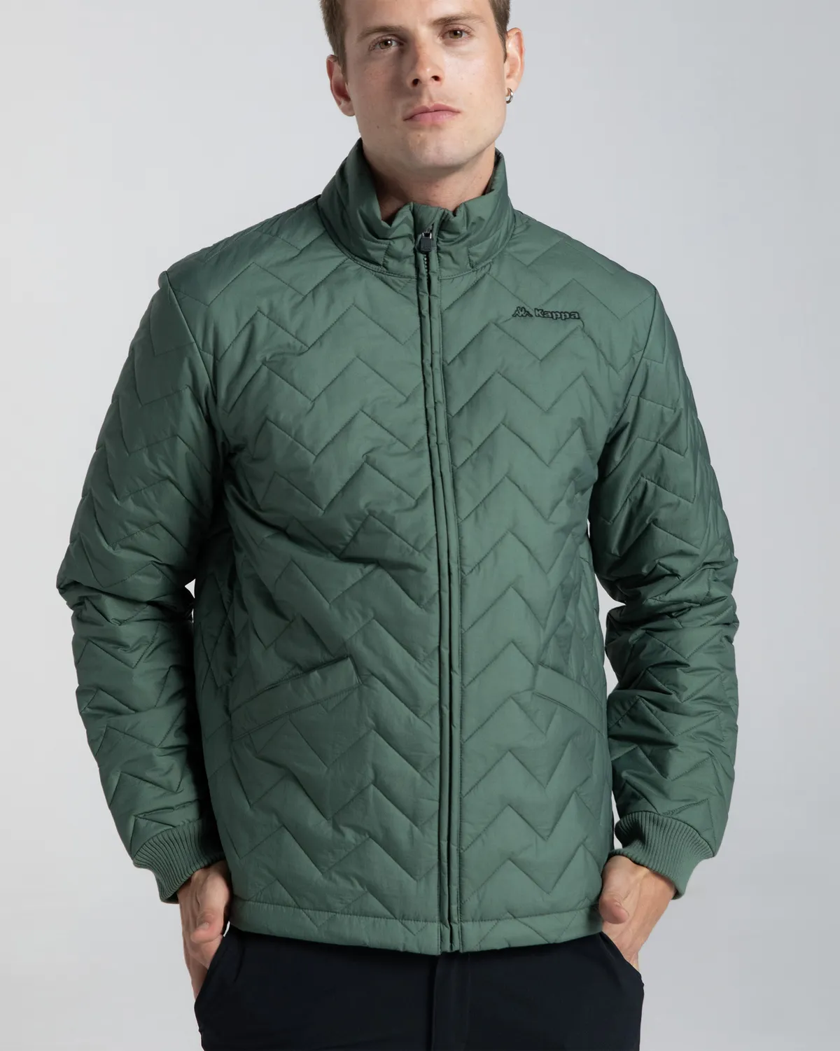 Yeşil Logo 365 Syman Erkek Yeşil Regular Fit Mont