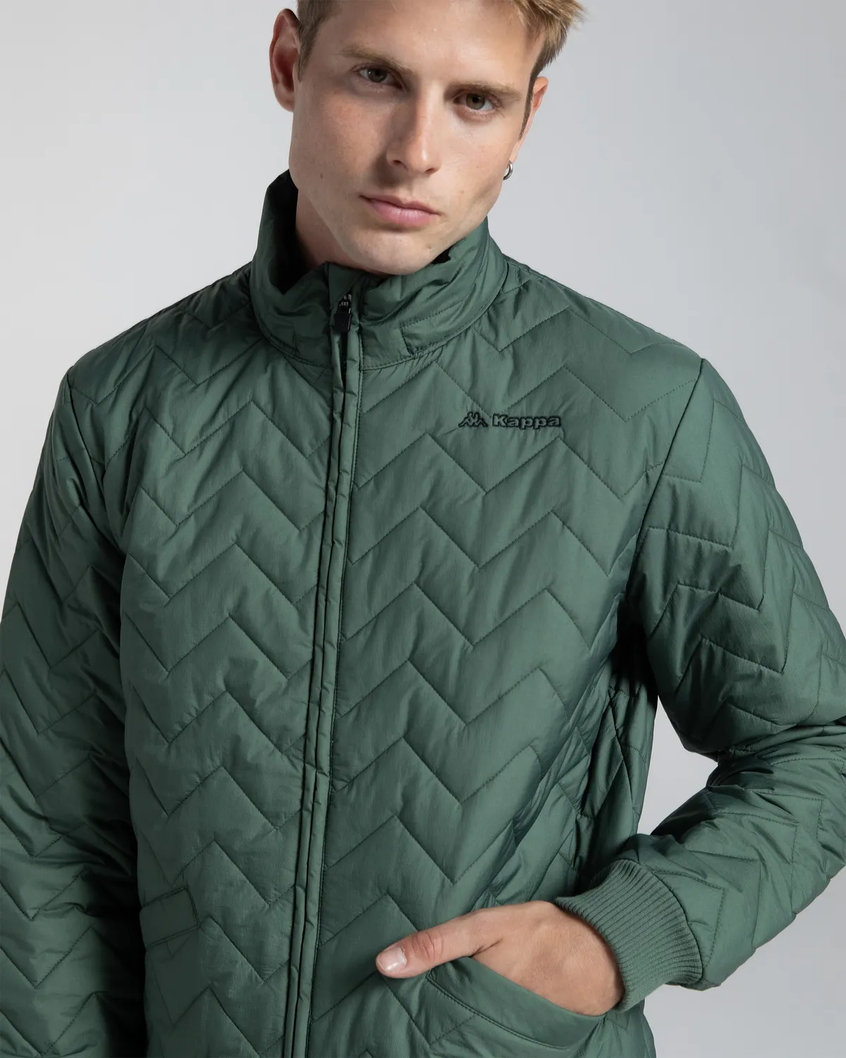 Yeşil Logo 365 Syman Erkek Yeşil Regular Fit Mont