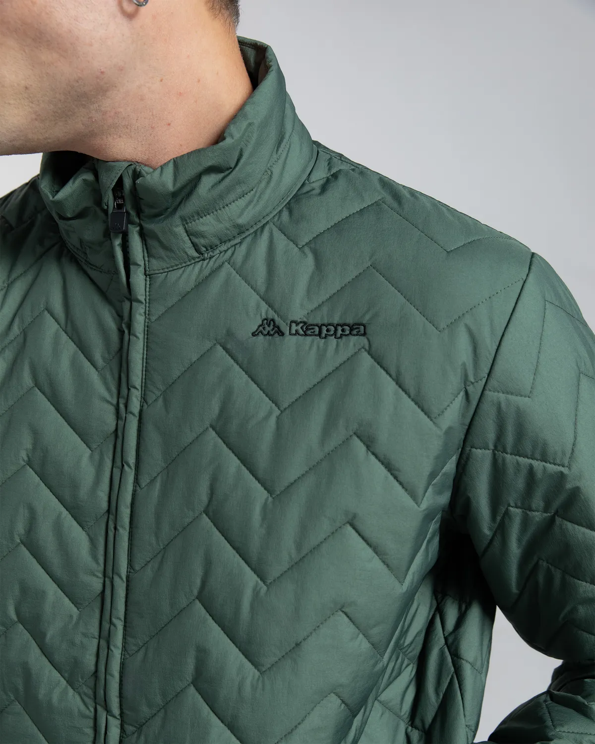 Yeşil Logo 365 Syman Erkek Yeşil Regular Fit Mont