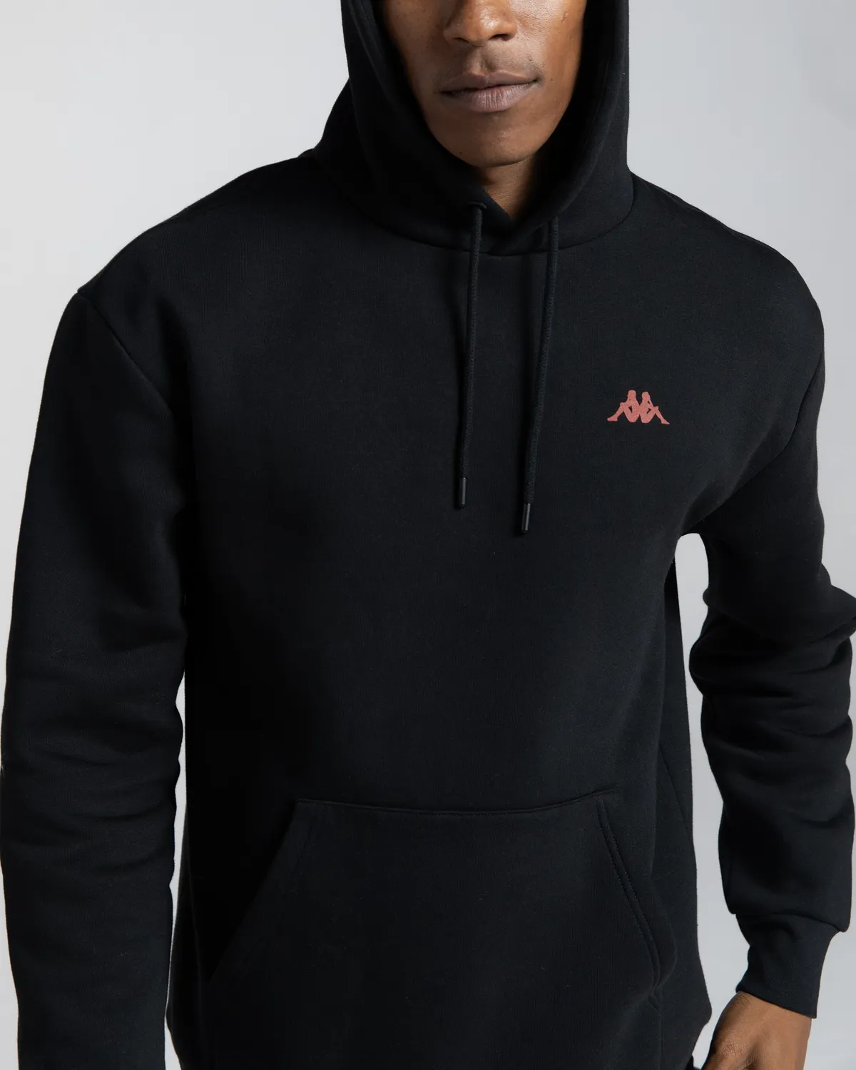 Siyah Authentic Fuji Erkek Siyah Oversize Fit Hoodie