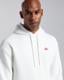 Authentic Fuji Erkek Beyaz Oversize Fit Hoodie
