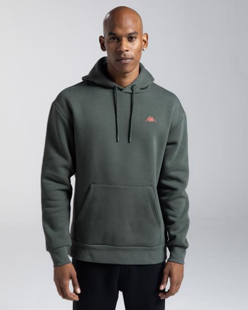 Yeşil Authentic Fuji Erkek Haki Oversize Fit Hoodie - KAPPA® Türkiye