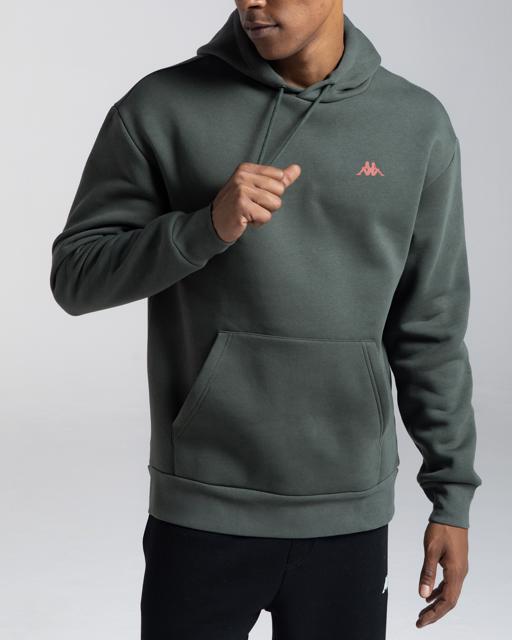 Yeşil Authentic Fuji Erkek Haki Oversize Fit Hoodie - KAPPA® Türkiye