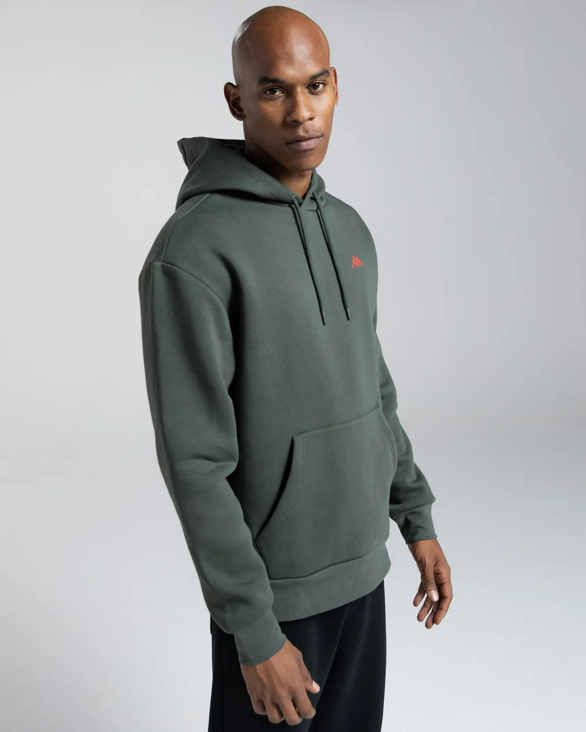 Yeşil Authentic Fuji Erkek Haki Oversize Fit Hoodie