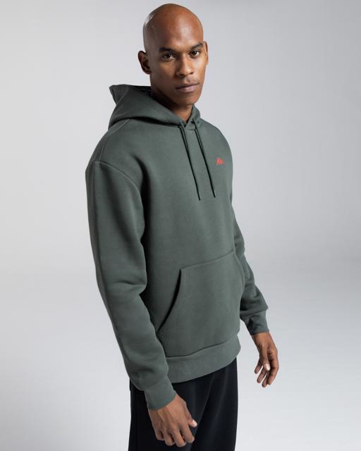 Yeşil Authentic Fuji Erkek Haki Oversize Fit Hoodie - KAPPA® Türkiye
