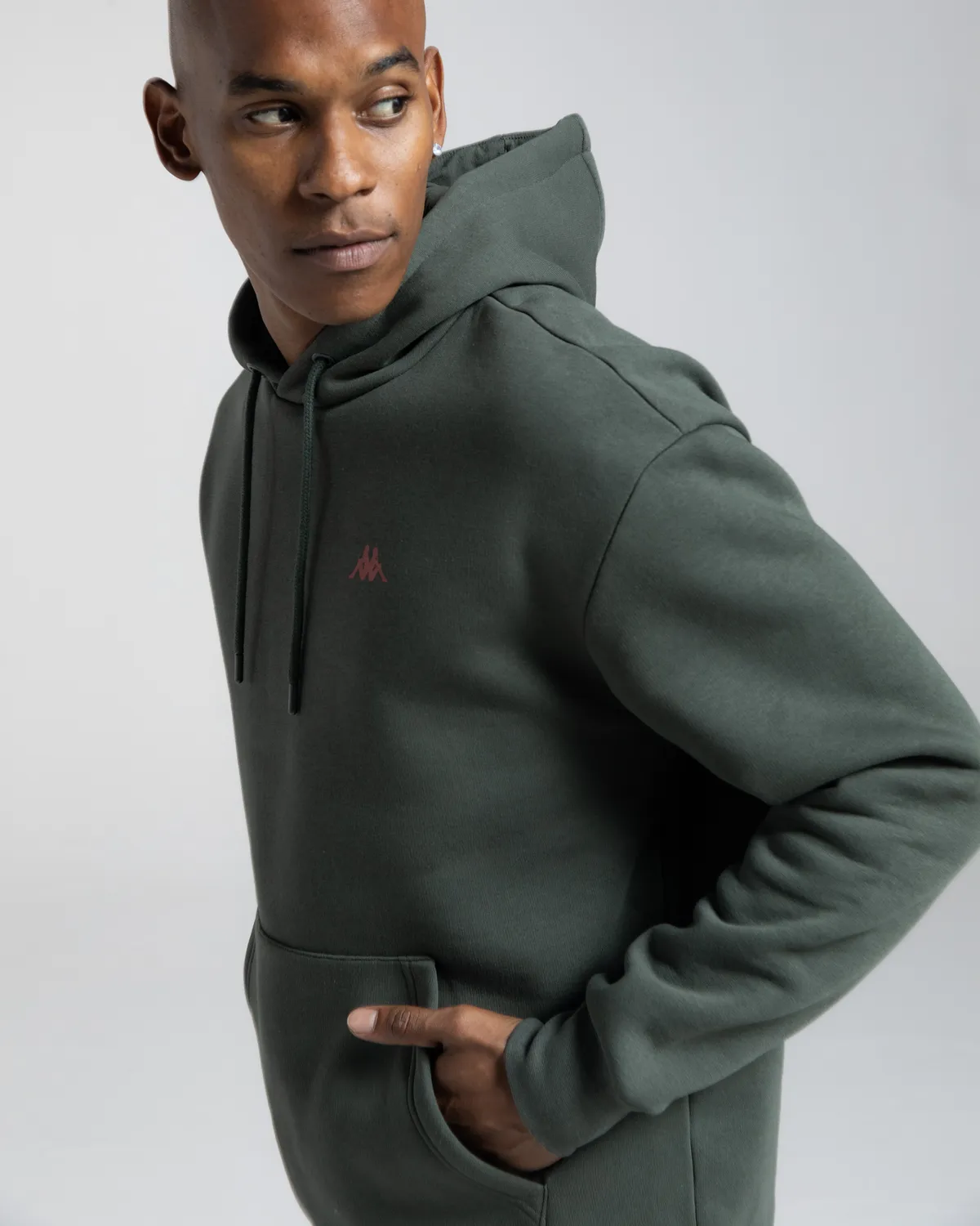 Yeşil Authentic Fuji Erkek Haki Oversize Fit Hoodie