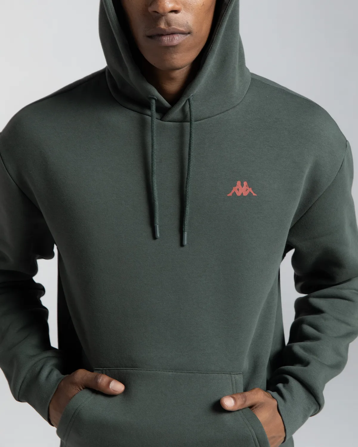 Yeşil Authentic Fuji Erkek Haki Oversize Fit Hoodie