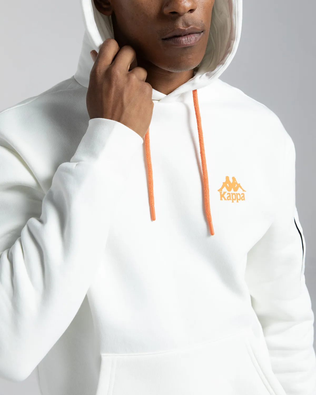 Beyaz Authentic Sewa Erkek Beyaz Oversize Fit Hoodie