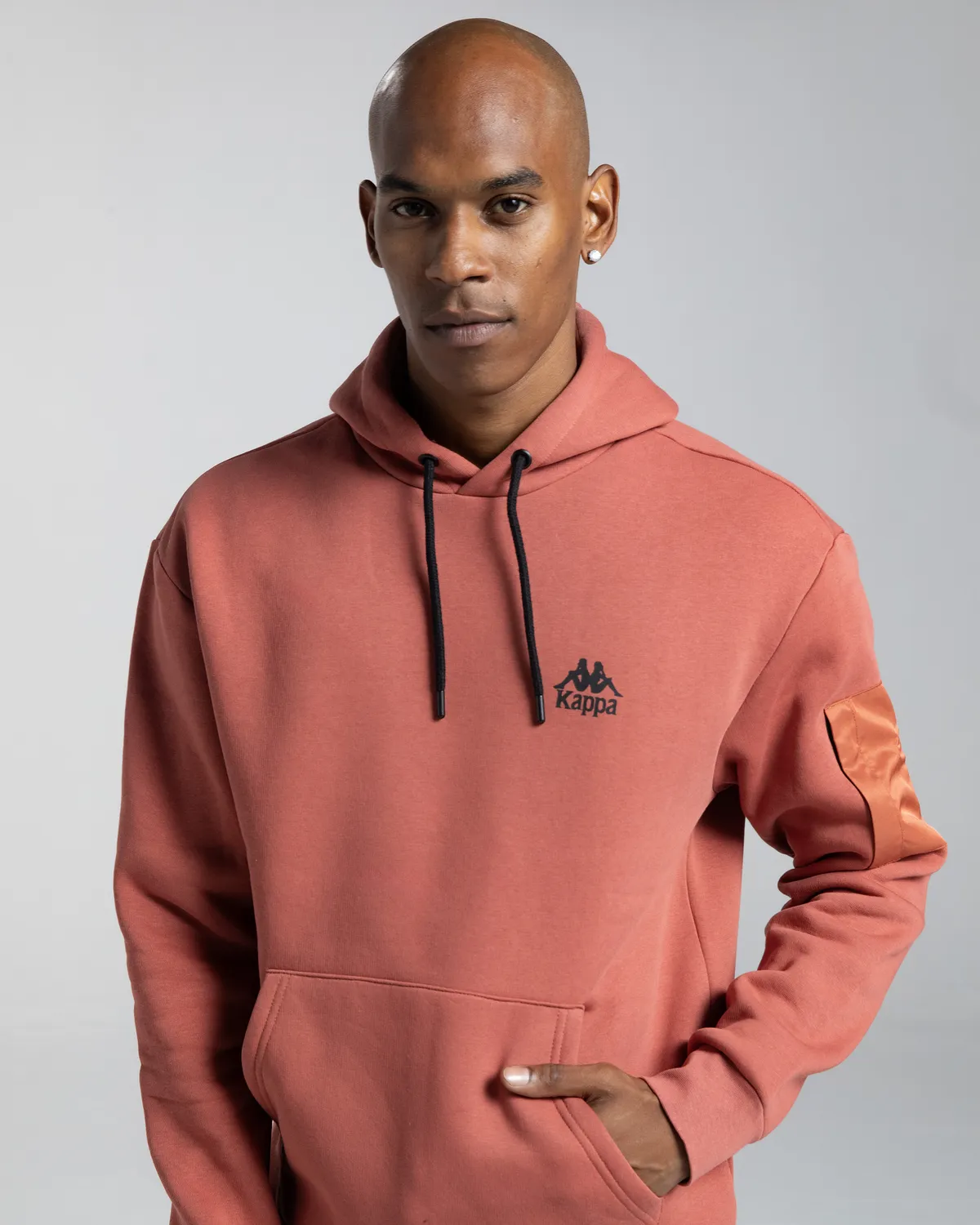 Pembe Authentic Sewa Erkek Kiremit Oversize Fit Hoodie