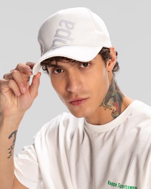 Beyaz Authentic Tony Unisex Beyaz Şapka - KAPPA® Türkiye