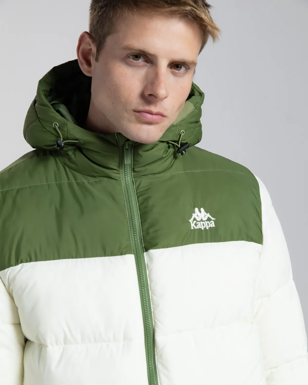 Beyaz Authentic Gamarit Erkek Beyaz - Yeşil Şişme Mont