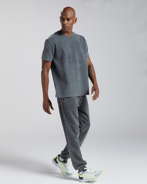 Siyah Authentic Asidewa Erkek Antrasit Regular Tişört - KAPPA® Türkiye