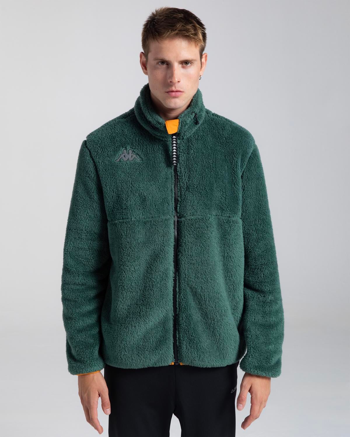 Woolly Erkek Yeşil Regular Sherpa Mont | KAPPA® Türkiye