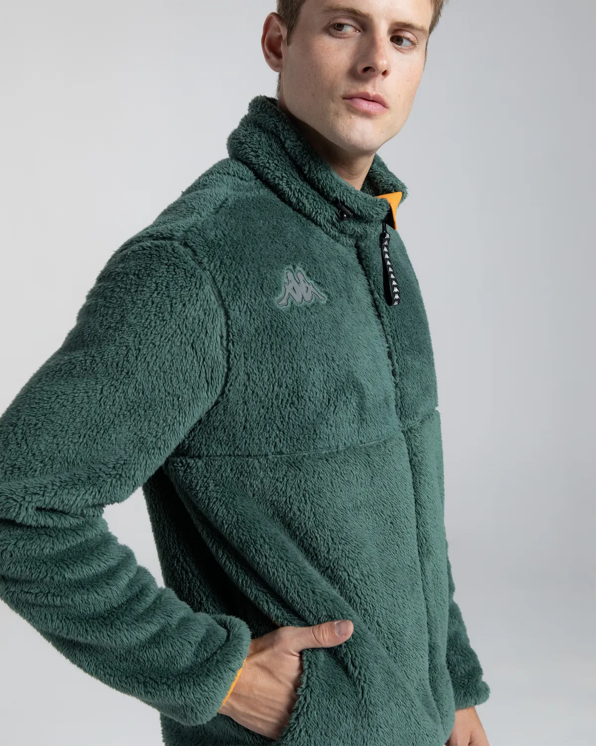 Woolly Erkek Yeşil Regular Sherpa Mont | KAPPA® Türkiye